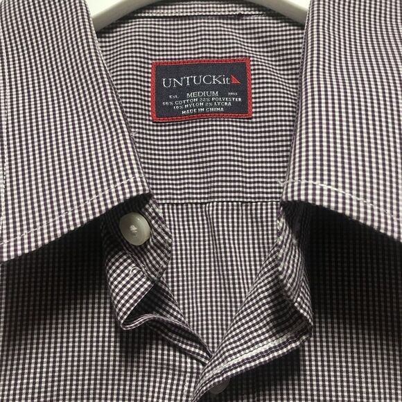 Untuckit Long Sleeve Button Down Shirt XL - Picture 3 of 6